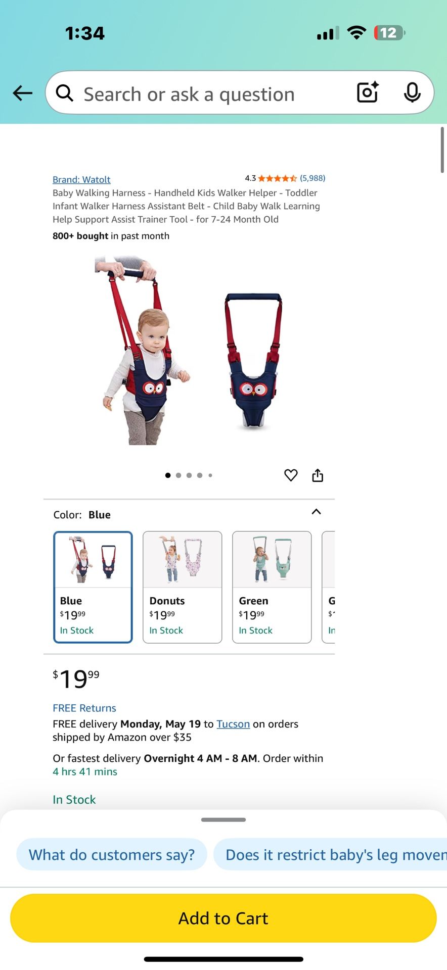 Baby Walking Harness