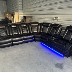 Brand New Power Reclining Sectional Couch