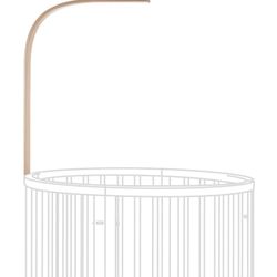 Brand New Stokke Sleepi Drape Rod, Natural - Made from Solid Beech Wood - Easy to Install & Clean - Compatible Sleepi Crib/Bed & Mini