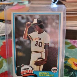 Dennis Martinez 2 1981 Topps Baseball Cards 