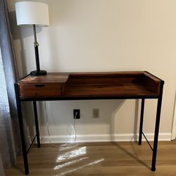 Wood And Metal Desk