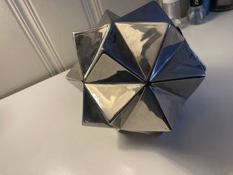 Modern Geometric Starburst Sculpture