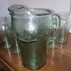 Vintage Coke Beverage Serving Set