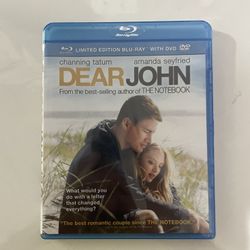 DEAR JOHN Limited Ed Blu Ray Sealed Brand New