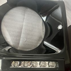Mercedes G Wagon Light Covers Black