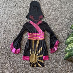 Girl Ninja Costume Age 8-10