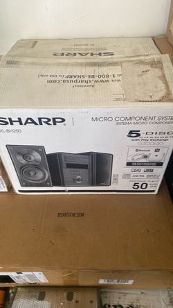 Sharp micro component system five disc changer stereo