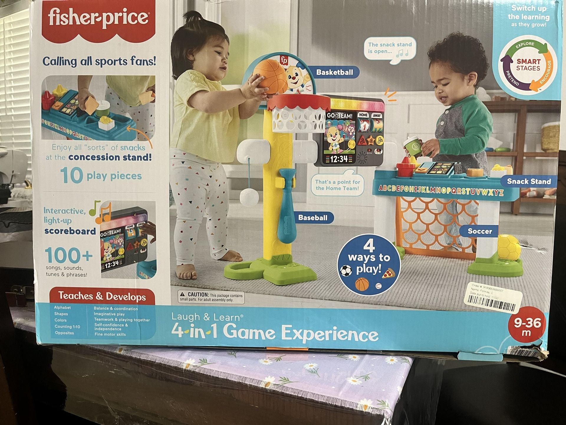Toddlers 4 In One Toy