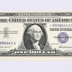 1957 $1 Silver Certificate Low Serial Star! **UNCIRCULATED
