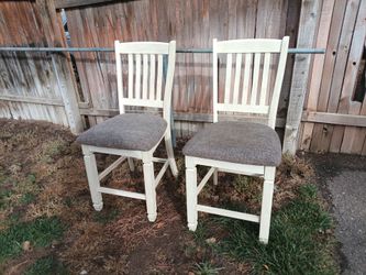 Pair of dining chairs - happy to deliver locally for free