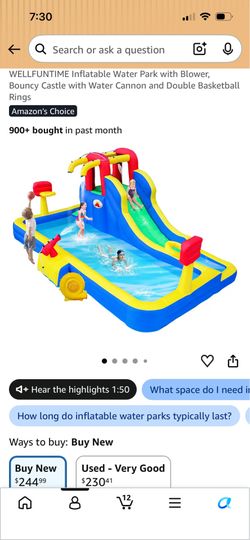 *Gently Used* water slide for small kids