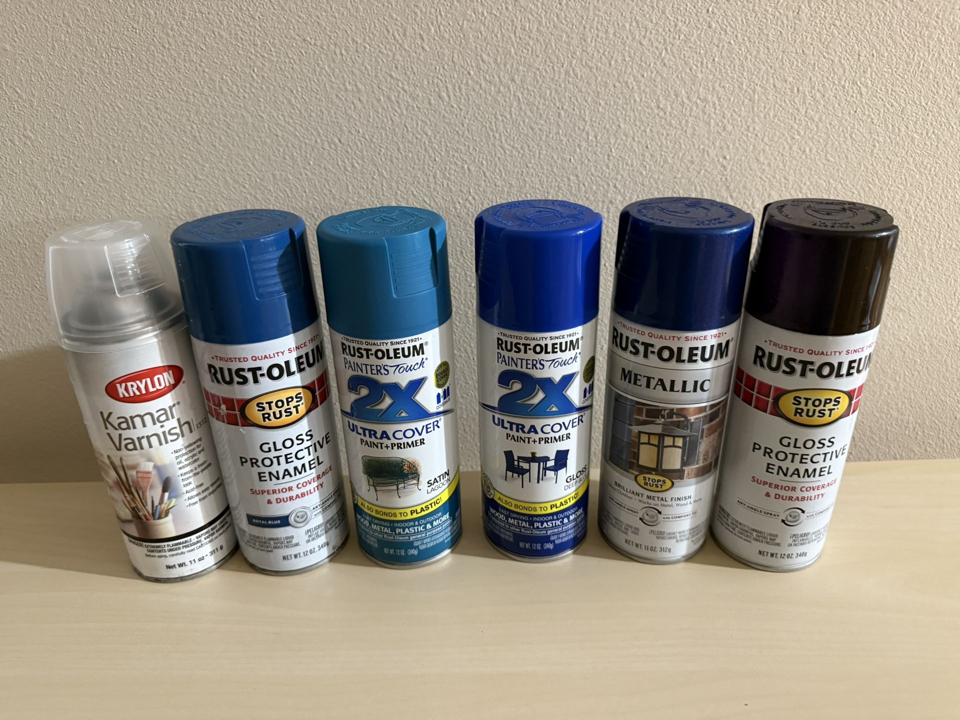 Spray Paints Bottles