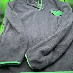 Levi’s Men’s Barstow Fleece Long Sleeve Snap Up Mock Neck Size XL