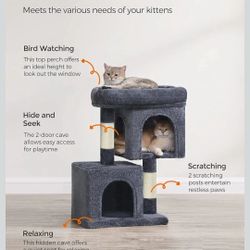 Feandrea Cat tree. Smoky Gray