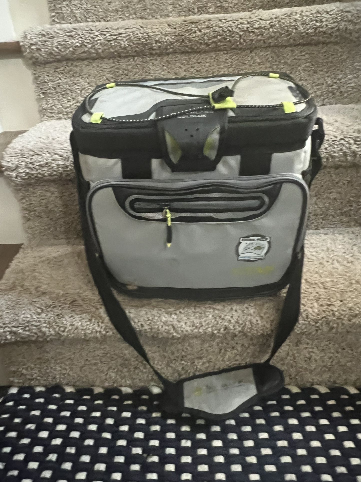 Used Titan Max Freeze Gray & Lime Green Cooler