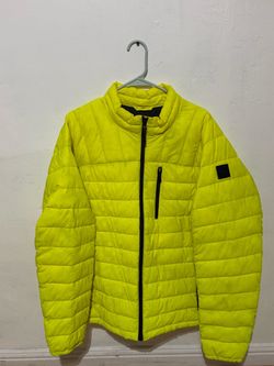 DKNY Lime Green Men's Puffer Jacket