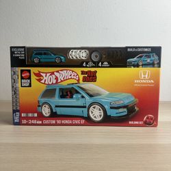 Hot Wheels Mattel Brick Shop Speed Series Custom '90 Honda Civic EF The Hot Ones