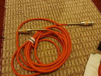 XLR Mic Cable. New! Orange. 20 only.
