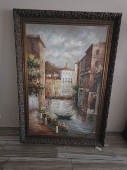Enormous painting frame