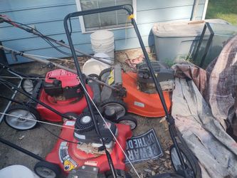 (3)Used non working lawnmower