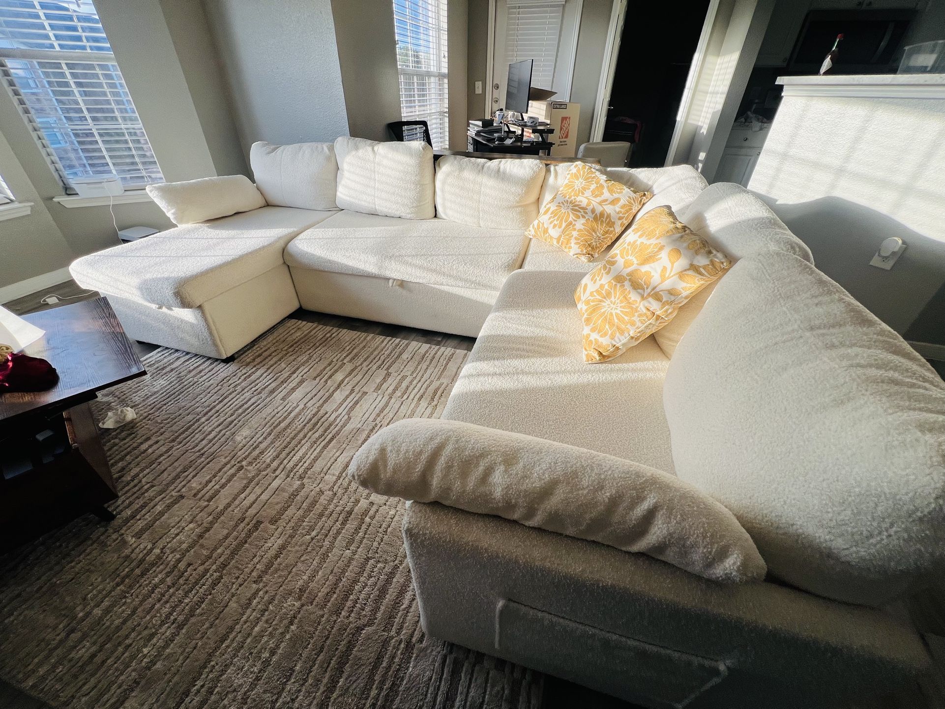 Modern (White) Sectional Couch