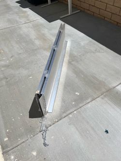 Foldable Aluminum Ramp 72 in. x 30 in. Center Cargo Folding Ramp
