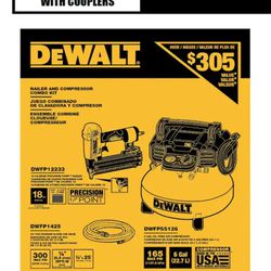 Dewalt Compressor Combo Kit 