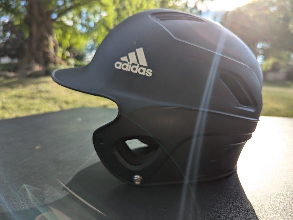 Black Adidas Batting Helmet