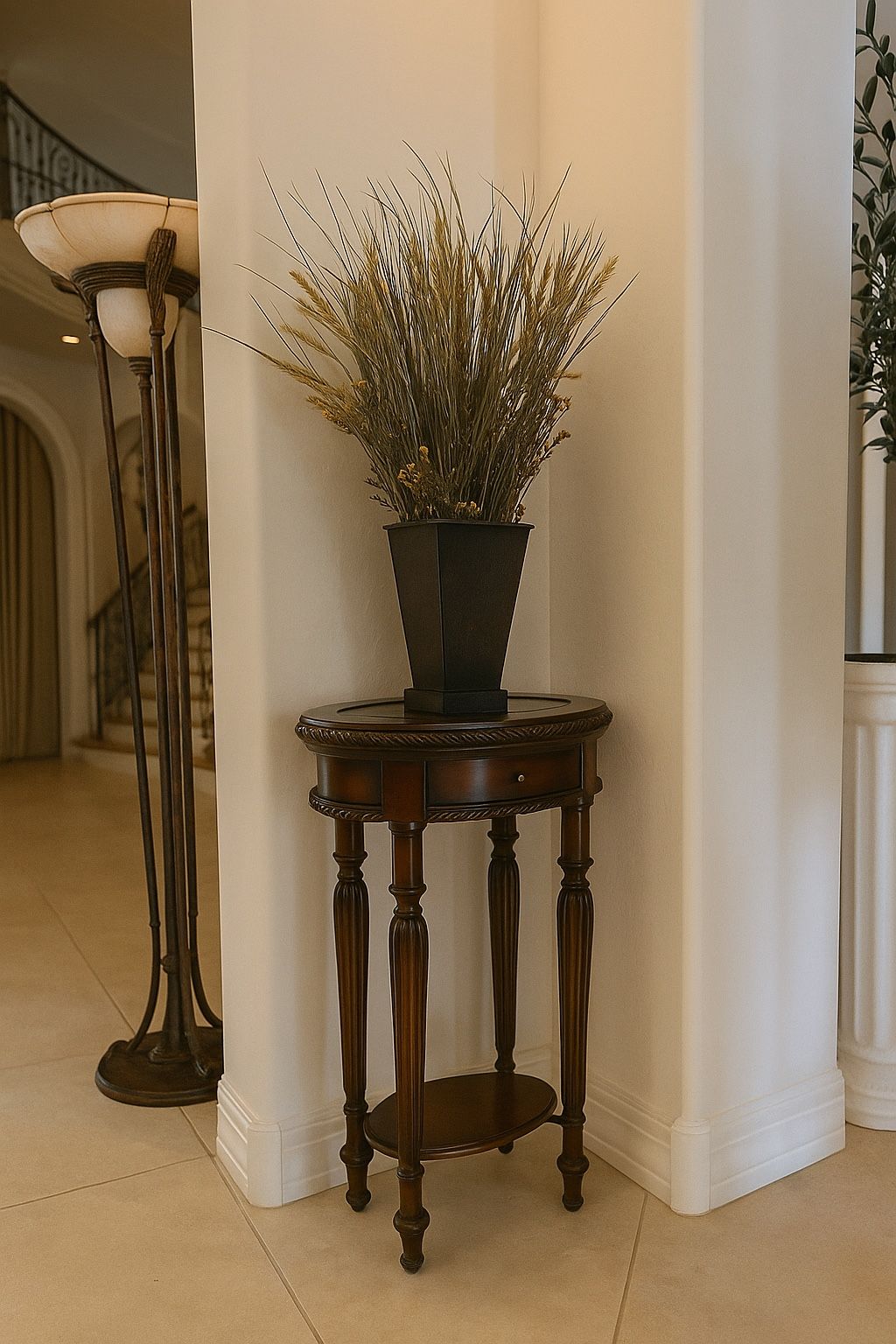pretty nice table and pot+flower - ONLY $70