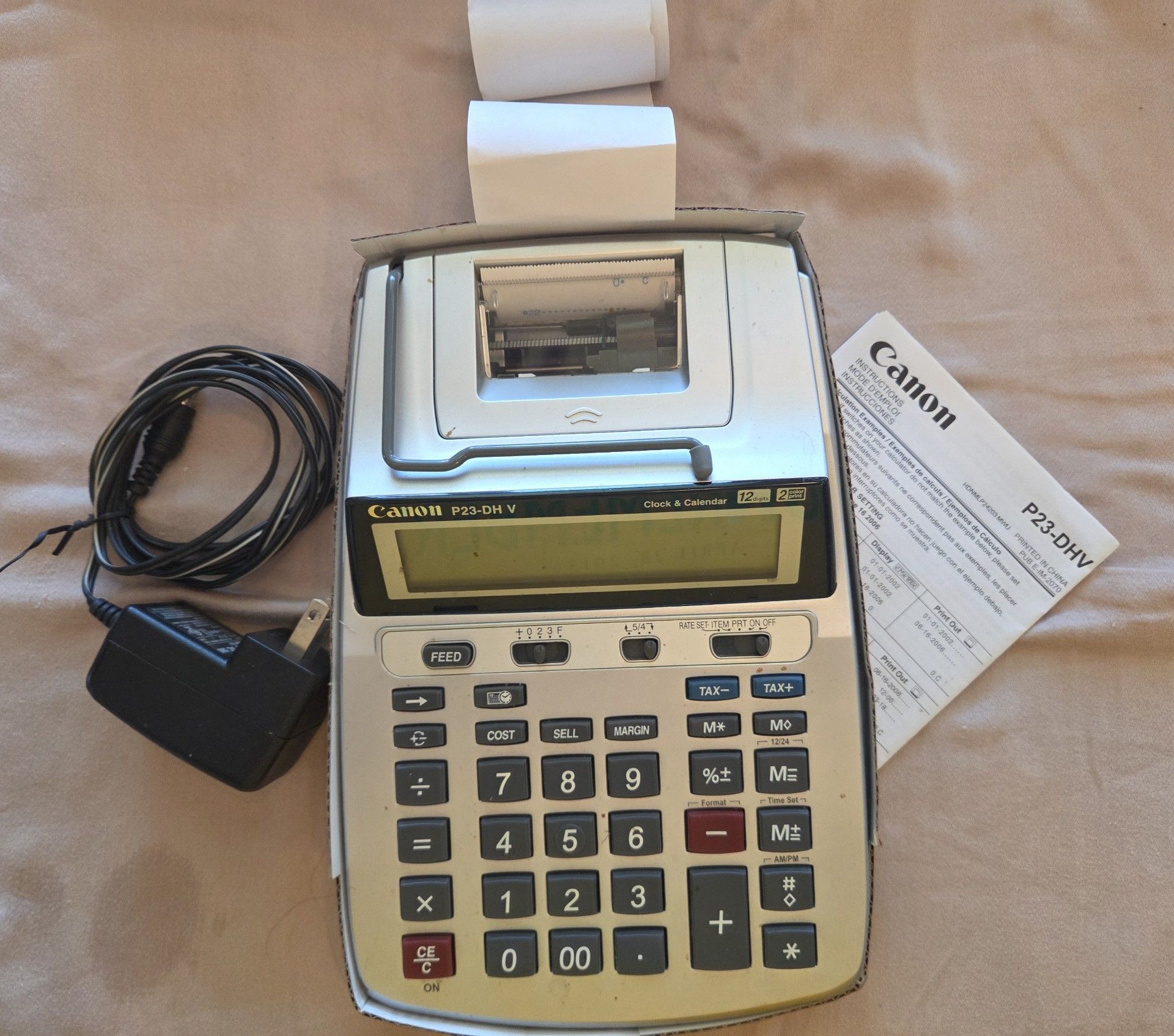 Canon Mini Desktop Printing Calculator