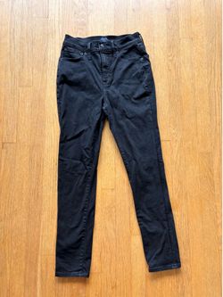 J.Crew black high-rise skinny jeans Size 27 #denim #highwaisted