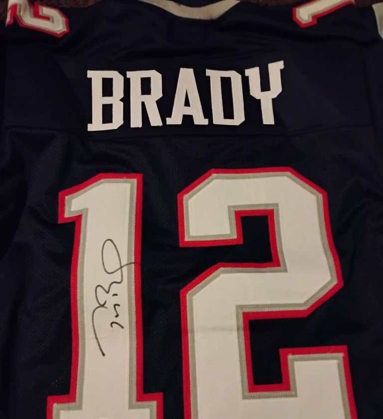 Tom Brady Autograph Signed NFL Jersey New England Patriots