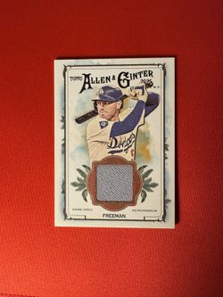 2025 Allen & Ginter - Freddie Freeman Jersey Patch #AGR-FF