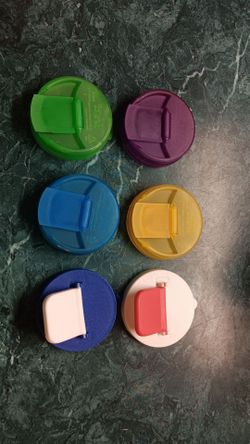6 can covers ..last 2 pics are samples
