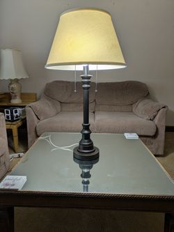 Bronze Table Lamp.  Kenroy Home Spyglass Style.  Barely Used.