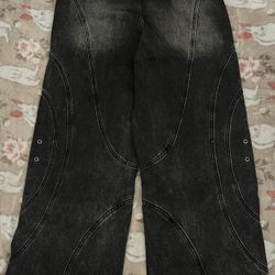 Unpractical ASCENDING BLACK DENIM size M (32”)