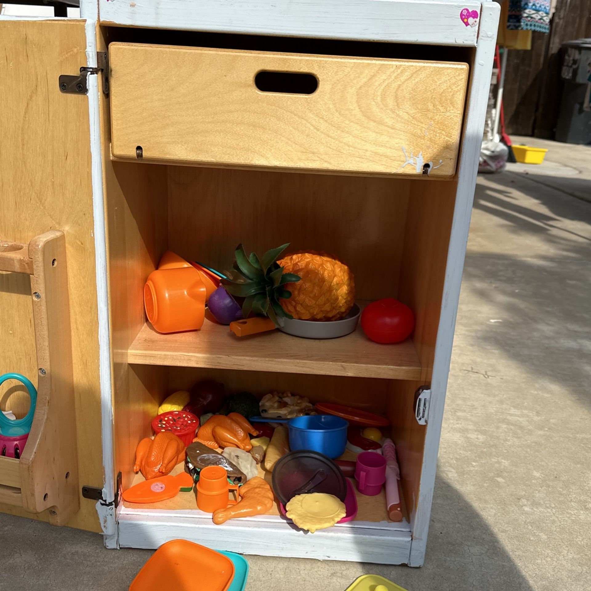 Mini Wood Fridge