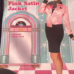 Pink Satin Jacket 