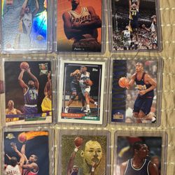 Vintage basketball sport card lot