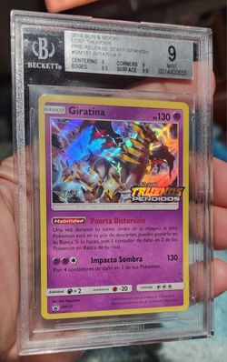 FS / NFT - POKEMON STAFF BECKET 9 - 2018 GIRATINA LOST THUNDER HOLO PRERELEASE/STAFF BLACK STAR PROMO SPANISH #SM151
