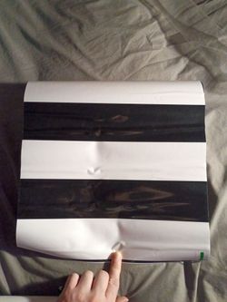 Dry erase white and black board stickers