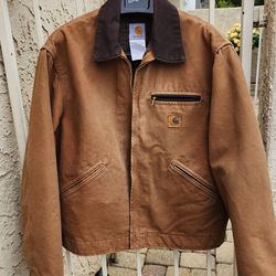 Vintage Carhartt Detroit Jacket J97 BRN Large