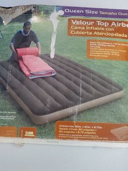 VELOUR TOP AIRBED / CAMA INFLABLE