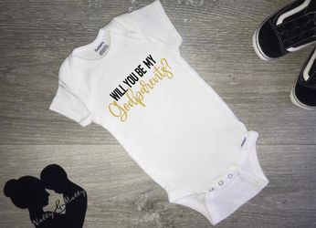 Baby Onesie WILL YOU BE MY GODPARENTS?