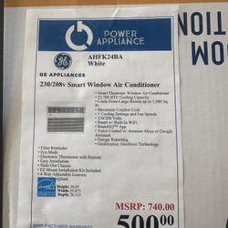 230/208 Smart Window Air Conditioner 