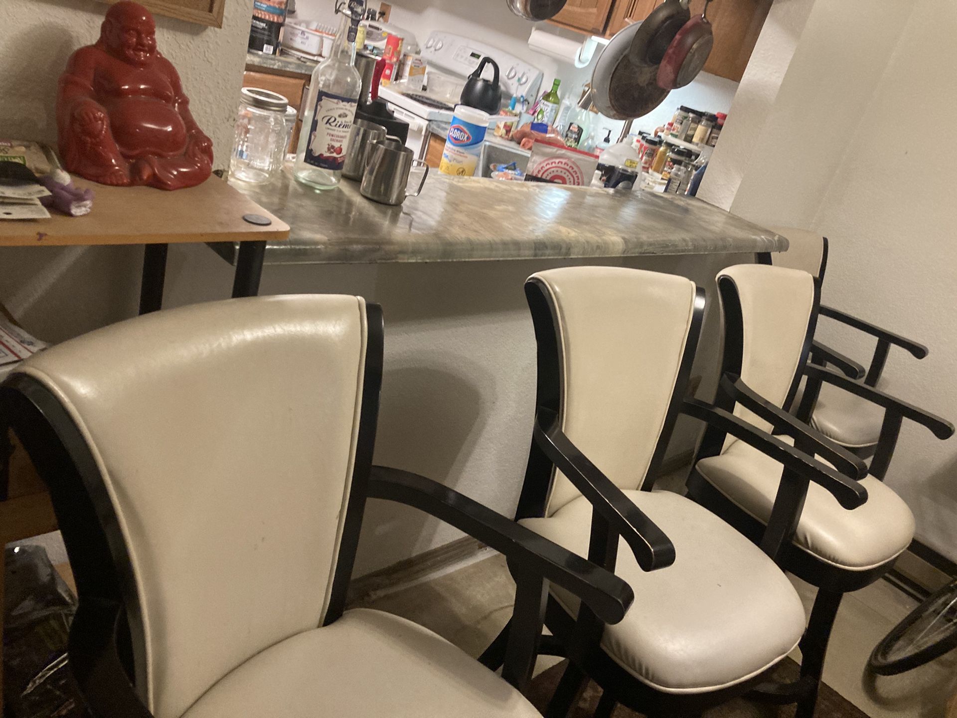 Set Of Four Bar Stools