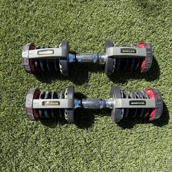 Authentic Bowflex SelectTech Nautilus 552 Series 1 Dumbbell Set Of 2 No Weights