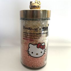 NEW Hello Kitty Creme Shop Bath Crystals Watermelon Lemonade Jar