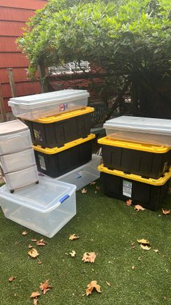 Plastic storage totes none are broken