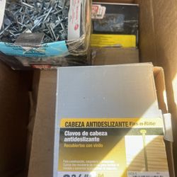 Lot Nails Screws Misc Sizes